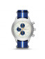 Correa de reloj Fossil JR1460 Textil Azul 20mm